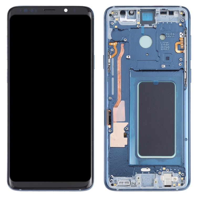OLED Material LCD Screen and Digitizer Full Assembly with Frame for Samsung Galaxy S9+ SM-G965, For Samsung Galaxy S9+(OLED), For Samsung Galaxy S9+(OLED Material)