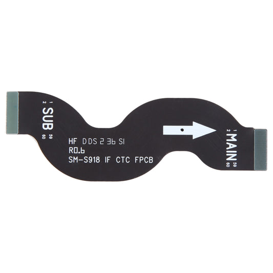 For Samsung Galaxy S23 Ultra SM-S918B Original Mainboard Connector Flex Cable, For Samsung Galaxy S23 Ultra