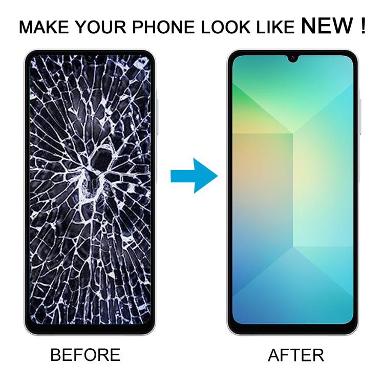 For Samsung Galaxy A06 SM-A065F Original LCD Screen Digitizer Full Assembly with Frame, For Samsung Galaxy A06(Original)