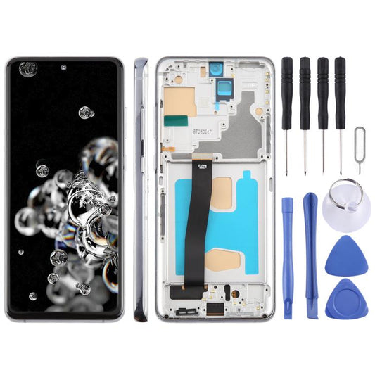 For Samsung Galaxy S20 Ultra SM-G988B 6.78 inch TFT LCD Screen Digitizer Full Assembly with Frame, Not Supporting Fingerprint Identification, For Samsung Galaxy S20 Ultra SM-G988B 6.78 inch(Not Fingerprint)