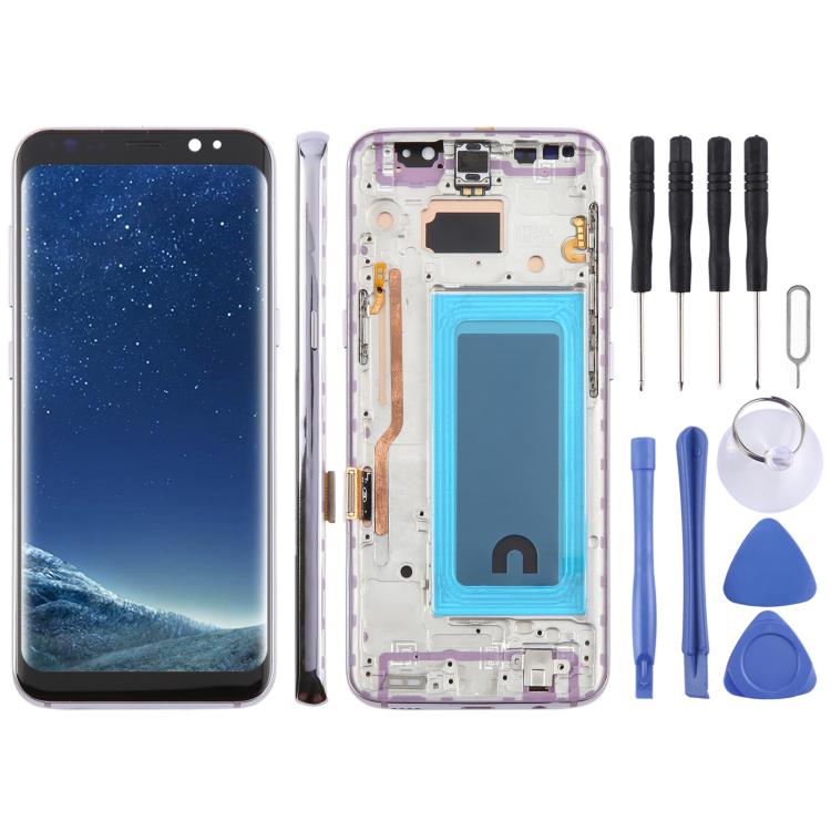 For Samsung Galaxy S8 SM-G950F 5.7 inch TFT LCD Screen Digitizer Full Assembly with Frame, For Samsung Galaxy S8 SM-G950F 5.7 inch (Not Fingerprint)