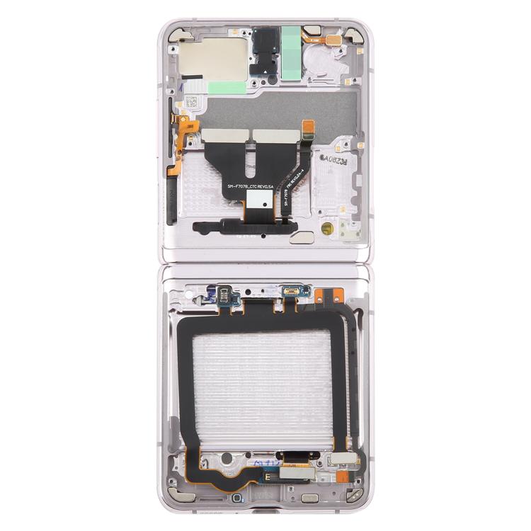 For Samsung Galaxy Z Flip 5G SM-F707 LCD Screen Digitizer Full Assembly with Frame, For Samsung Galaxy Z Flip 5G