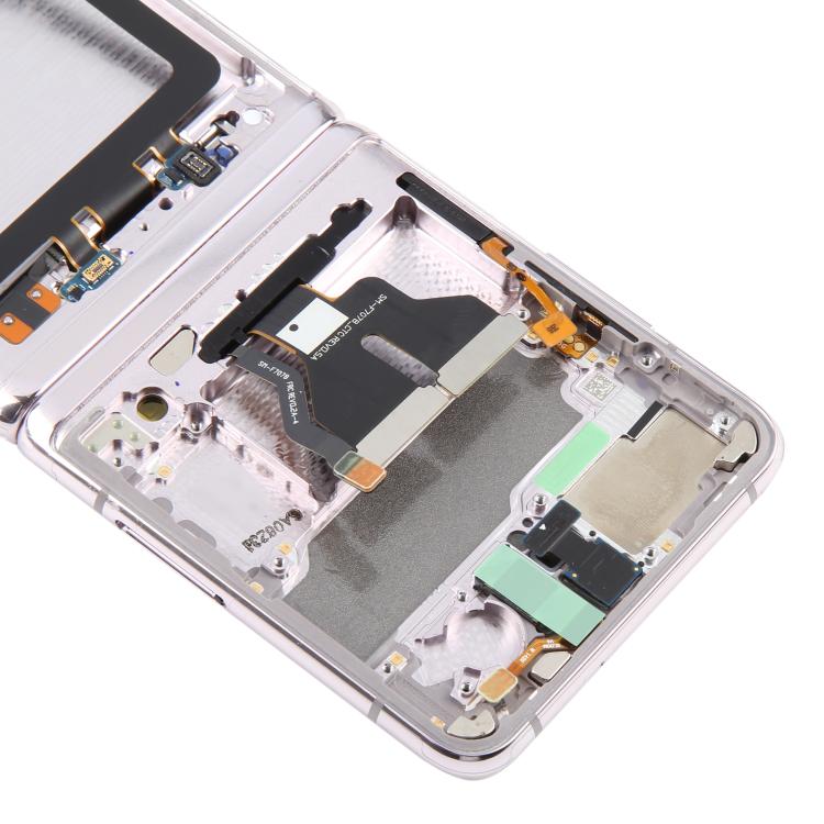 For Samsung Galaxy Z Flip 5G SM-F707 LCD Screen Digitizer Full Assembly with Frame, For Samsung Galaxy Z Flip 5G