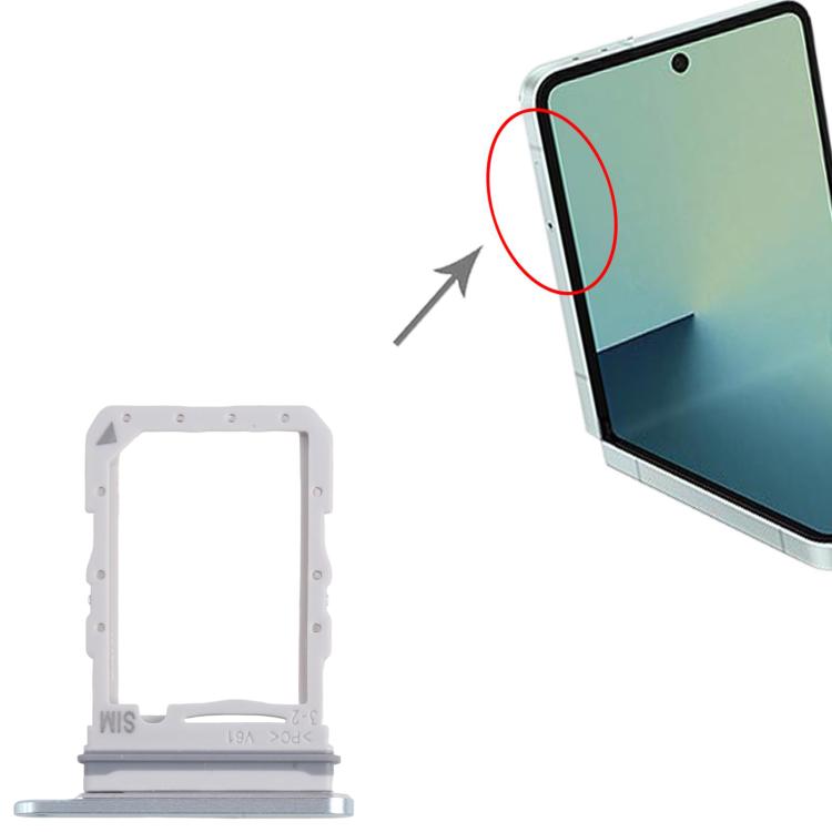 For Samsung Galaxy Z Flip7 SM-F751U Original SIM Card Tray, For Samsung Galaxy Z Flip7(Original), For Samsung Galaxy Z Flip7(Original,single card)