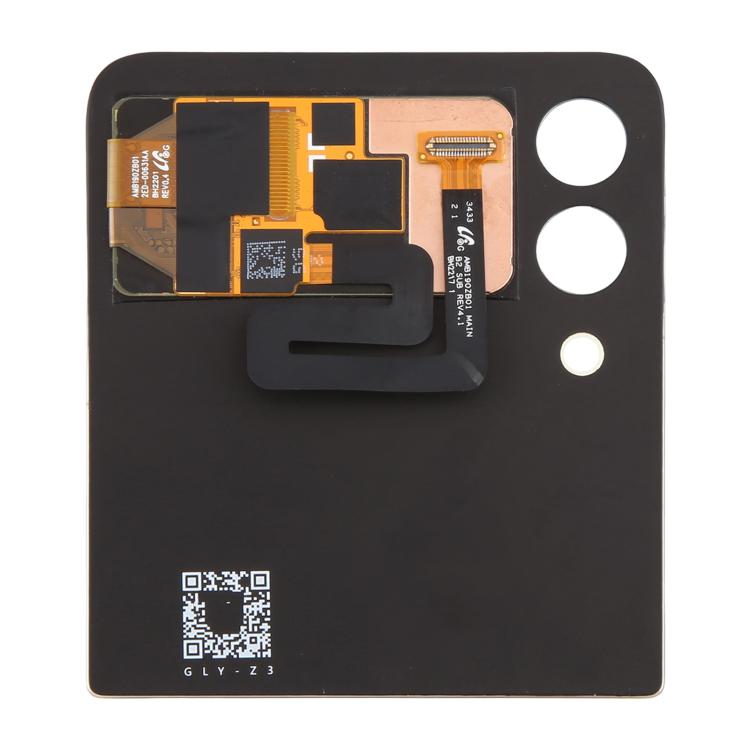 For Samsung Galaxy Z Flip3 SM-F711B Original LCD Secondary Screen with Digitizer Full Assembly, For Samsung Galaxy Z Flip3(Original,Secondary LCD)