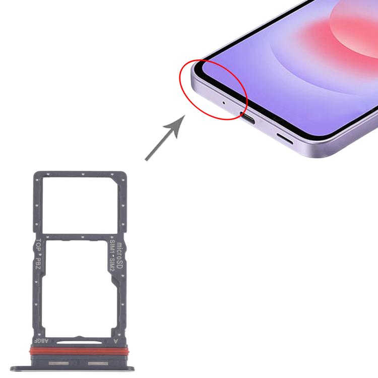 For Samsung Galaxy A27 SM-A276B Original SIM + SIM Card Tray, For Samsung Galaxy A27(Original, Dual Card)