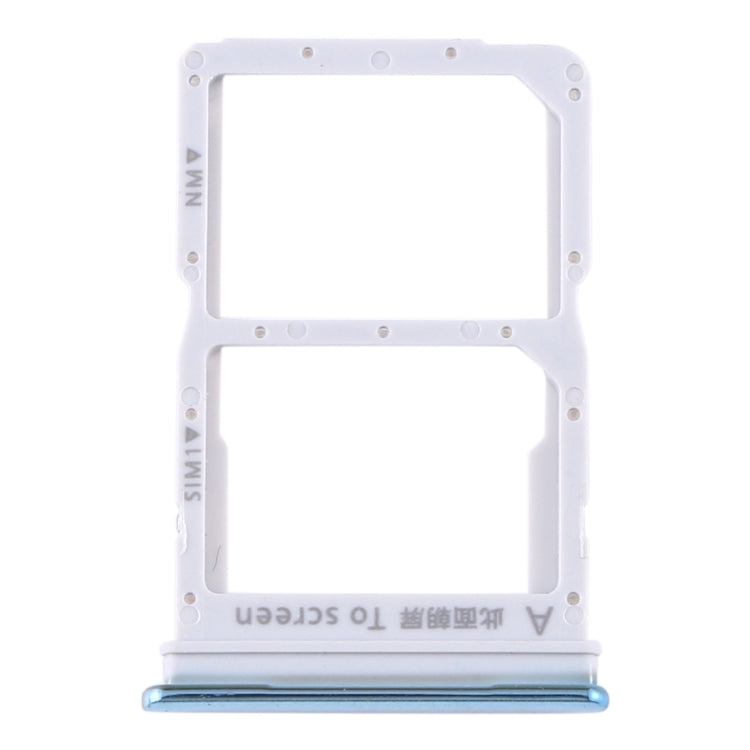 SIM Card Tray + NM Card Tray for Huawei Y8p, For Huawei Y8p