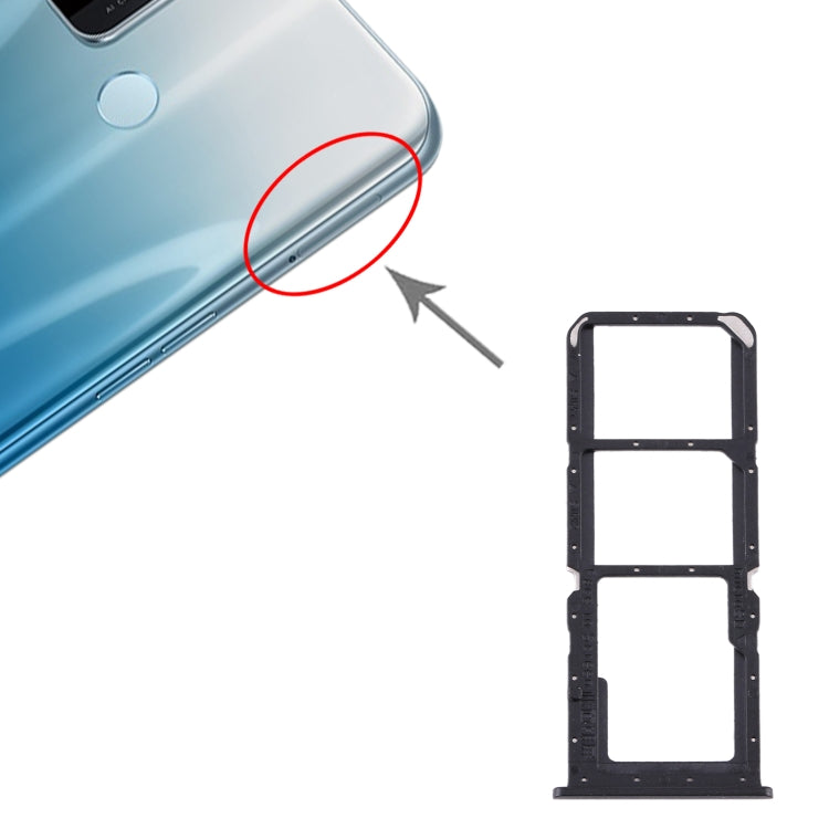 For OPPO A32 / A53 4G / A33 2020 / A53s / A11s PDVM00  SIM Card Tray + SIM Card Tray + Micro SD Card Tray, For OPPO A32 / A53 4G / A33 2020 / A53s / A11s