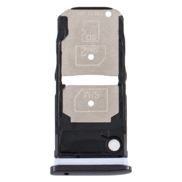 SIM Card Tray + SIM Card Tray / Micro SD Card Tray for Motorola One Zoom, For Motorola One Zoom
