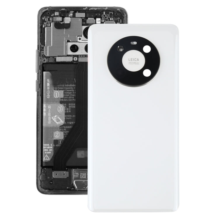Original Battery Back Cover with Camera Lens Frame for Huawei Mate 40, For Huawei Mate 40 (Original)