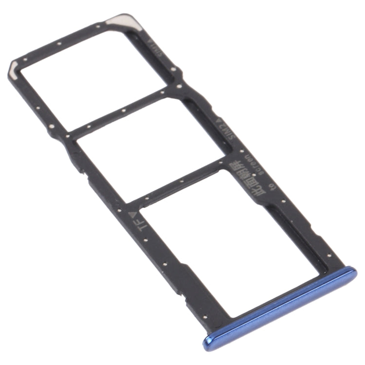 SIM Card Tray + SIM Card Tray + Micro SD Card Tray for Huawei Y5p, For Huawei Y5p