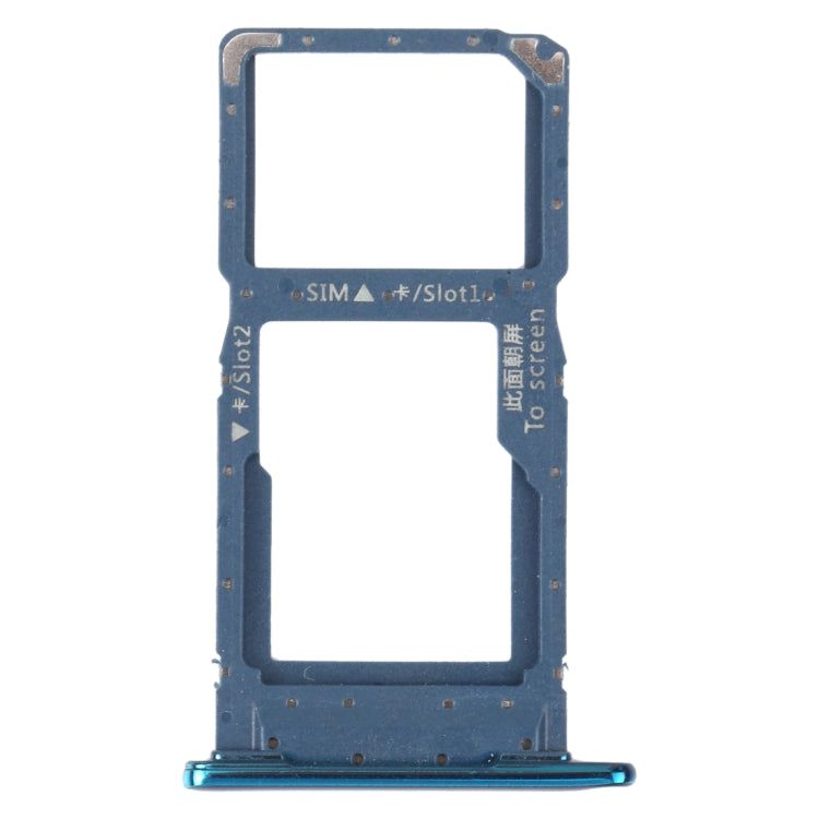 SIM Card Tray + SIM Card Tray / Micro SD Card Tray for Honor 9S, For Honor 9S