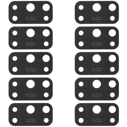 For OPPO Realme 7 Pro RMX2170 10pcs Back Camera Lens, For OPPO Realme 7 Pro