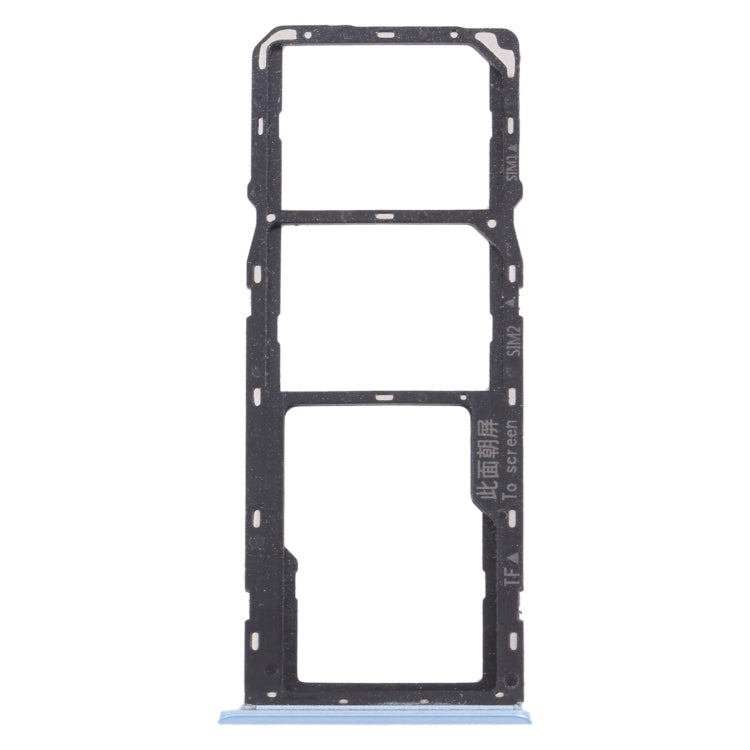 For OPPO Realme C12 RMX2189  SIM Card Tray + SIM Card Tray + Micro SD Card Tray, For OPPO Realme C12