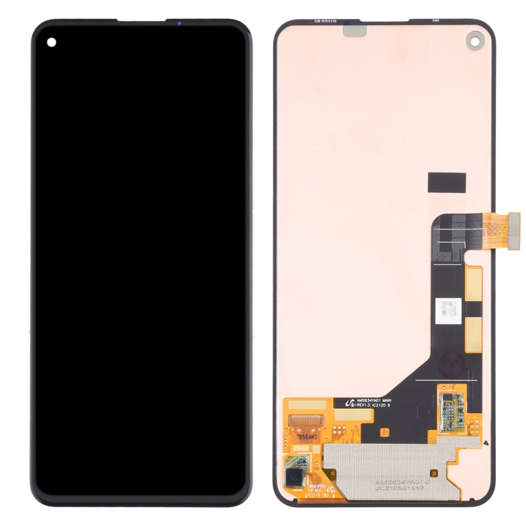 Original Super AMOLED LCD Screen and Digitizer Full Assembly for Google Pixel 5a 5G, For Google Pixel 5a 5G (Original)