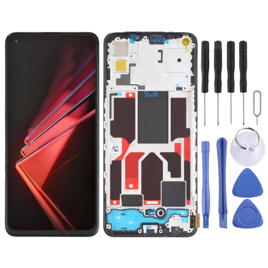 Original LCD Screen and Digitizer Full Assembly With Frame for OPPO K9 PEXM00, For OPPO K9 (Original)