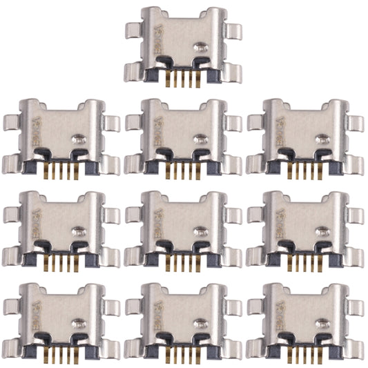 10 PCS Charging Port Connector for Honor Play 3, For Honor Play 3