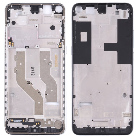 Original Front Housing LCD Frame Bezel Plate for TCL 10L / 10 Lite T770H, T770B, For TCL 10L / 10 Lite (Original) (Silver)