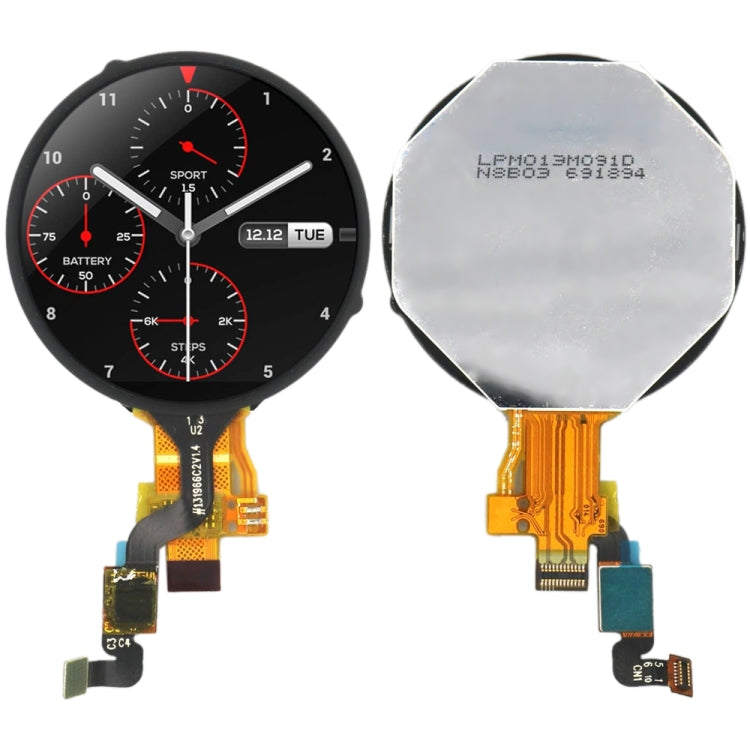 LCD Screen and Digitizer Full Assembly for Huami Amazfit Pace A1602 A1612, For Huami Amazfit Pace