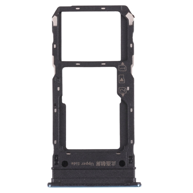 For vivo Y76s V2156A SIM Card Tray + SIM Card Tray / Micro SD Card Tray, For vivo Y76s