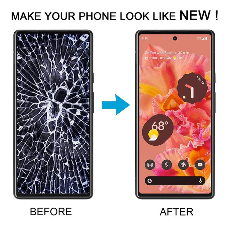 AMOLED Material LCD Screen and Digitizer Full Assembly with Frame for Google Pixel 6, For Google Pixel 6 (Original)