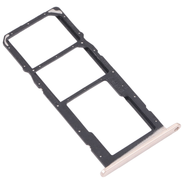 SIM Card Tray + SIM Card Tray + Micro SD Card Tray for Honor 20e, For Honor 20e