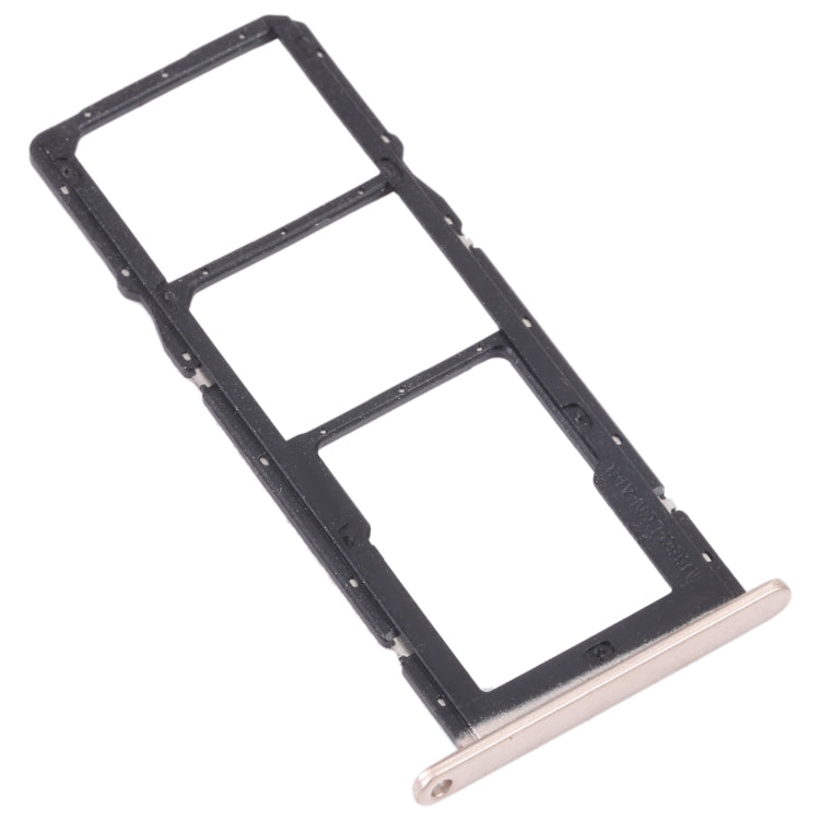 SIM Card Tray + SIM Card Tray + Micro SD Card Tray for Honor 20e, For Honor 20e