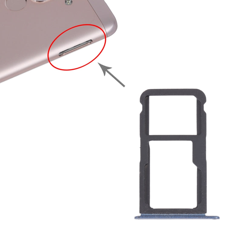 SIM Card Tray + SIM Card Tray / Micro SD Card Tray for Honor Play 6, For Honor Play 6