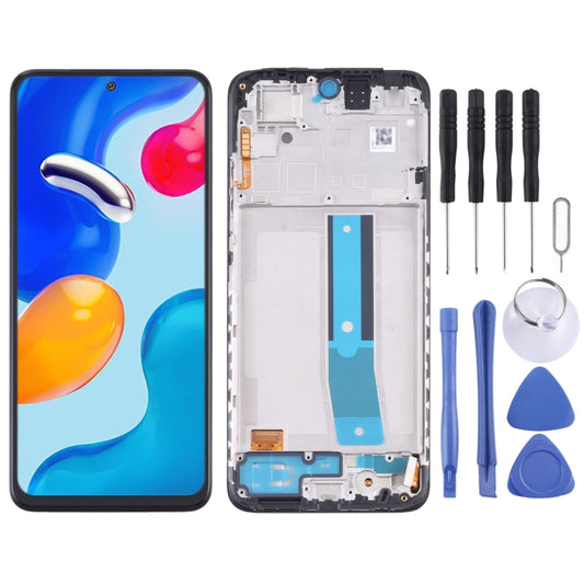 Original LCD Screen and Digitizer Full Assembly with Frame for Xiaomi Redmi Note 11S 4G/Poco M4 Pro 4G, For Xiaomi Redmi Note 11S 4G/Poco M4 Pro 4G(Original)