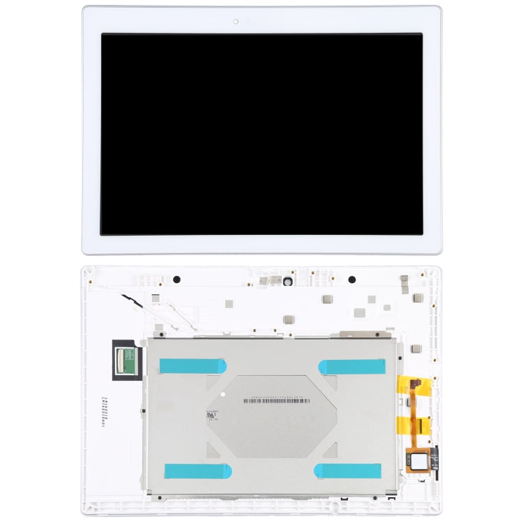 LCD Screen and Digitizer Full Assembly with Frame for Lenovo Tab 2 A10-70 A10-70F A10-70L, For Lenovo Tab 2 A10-70