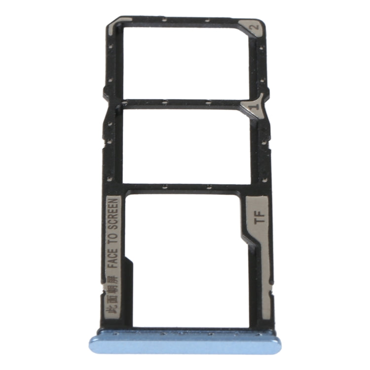 SIM Card Tray + SIM Card Tray + Micro SD Card Tray For Xiaomi Redmi Note 11E, For Xiaomi Redmi Note 11E