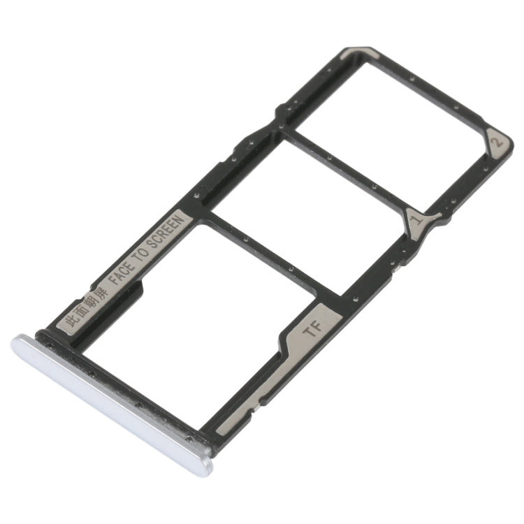 SIM Card Tray + SIM Card Tray + Micro SD Card Tray For Xiaomi Redmi 10A, For Xiaomi Redmi 10A