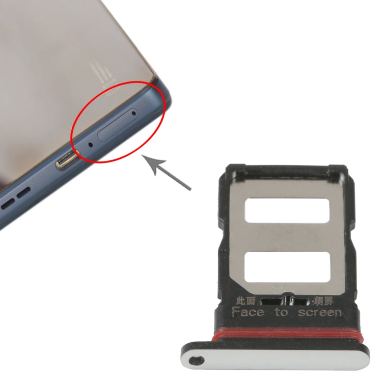 For Xiaomi Poco F4 SIM Card Tray + SIM Card Tray, For Xiaomi Poco F4