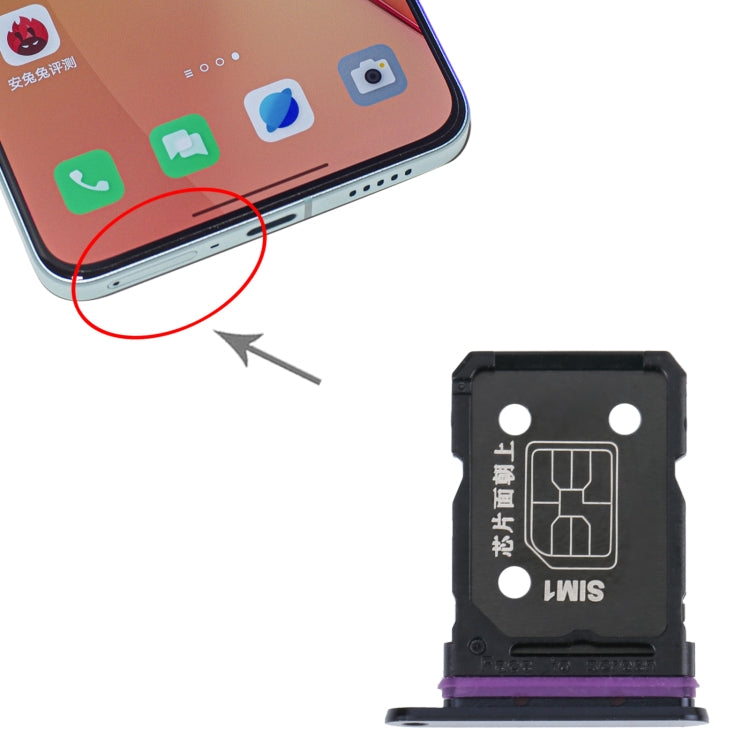 For OPPO Reno8 Pro+ / Reno8 Pro 5G / Reno8 Pro China SIM Card Tray + SIM Card Tray, For OPPO Reno8 Pro+ / Reno8 Pro 5G / Reno8 Pro China