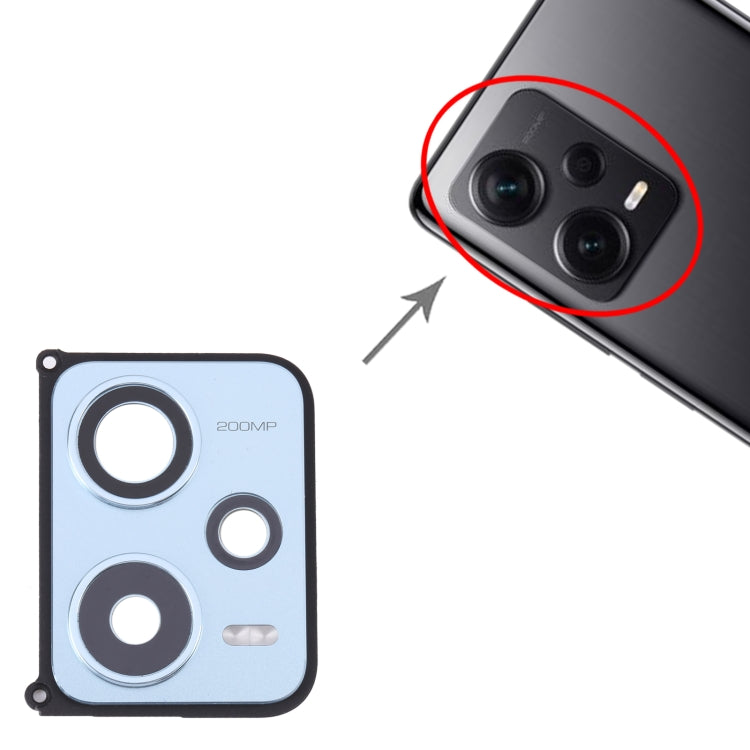 Back Camera Lens Frame for Xiaomi Redmi Note 12 Pro+, For Xiaomi Redmi Note 12 Pro+