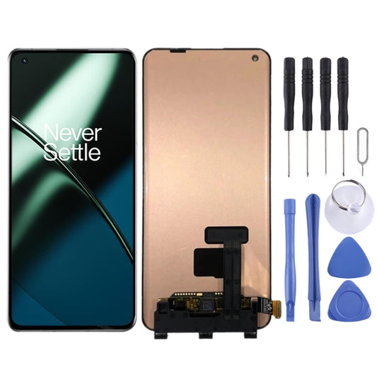 Original Fluid AMOLED LCD Screen For OnePlus 11 PBH110 LTPO3 with Digitizer Full Assembly, For OnePlus 11(Original)