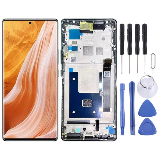 AMOLED LCD Screen For ZTE Axon40 Pro A2023 Digitizer Full Assembly with Frame, For ZTE Axon 40 Pro A2023