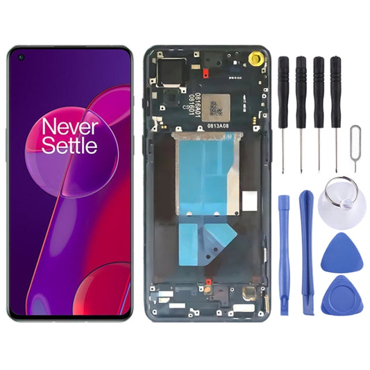 For OnePlus 9RT 5G MT2110 AMOLED Original LCD Screen Digitizer Full Assembly with Frame, For OnePlus 9RT 5G