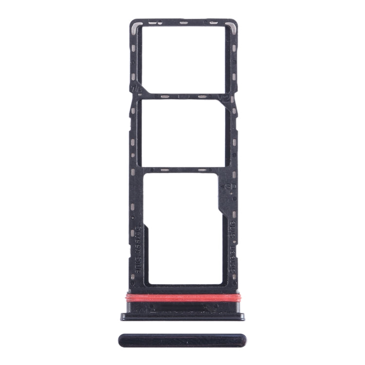 For Infinix Smart 6 Plus India X6823 SIM Card Tray + SIM Card Tray + Micro SD Card Tray, For Infinix Smart 6 Plus India