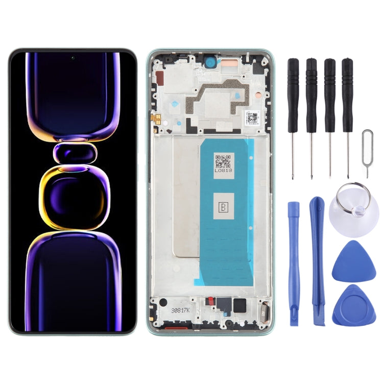 For Xiaomi Redmi K60 Original OLED Material LCD Screen Digitizer Full Assembly with Frame, For Xiaomi Redmi K60 (Original)