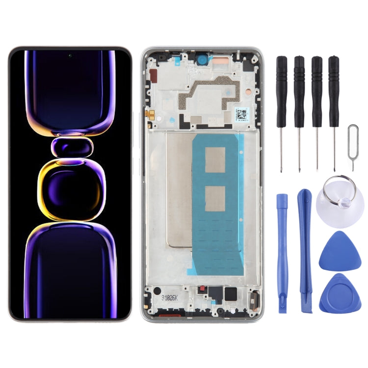 For Xiaomi Redmi K60 Original OLED Material LCD Screen Digitizer Full Assembly with Frame, For Xiaomi Redmi K60 (Original)