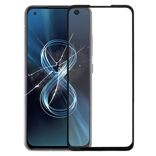 For Asus Zenfone 8 8Z ZS590KS I006D Front Screen Outer Glass Lens with OCA Optically Clear Adhesive, For Asus Zenfone 8 8Z