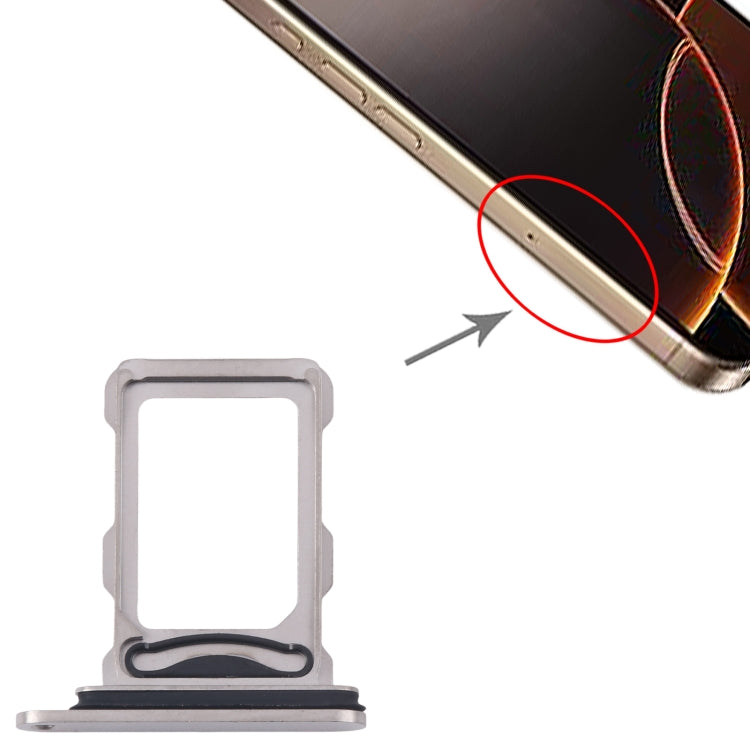 For iPhone 16 Pro Max SIM + SIM Card Tray, For iPhone 16 Pro Max(Double SIM)