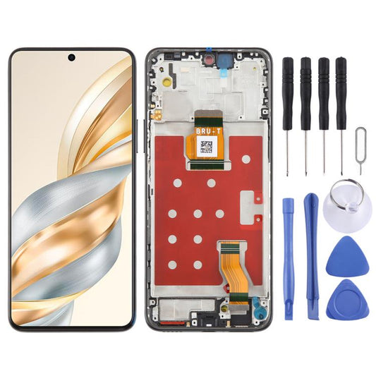 For Honor X60 Original LCD Screen Digitizer Full Assembly with Frame, For Honor X60 (Original)