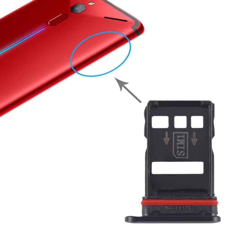 For ZTE nubia RedMagic 6 NX669J SIM Card Tray + SIM Card Tray, For ZTE nubia RedMagic 6