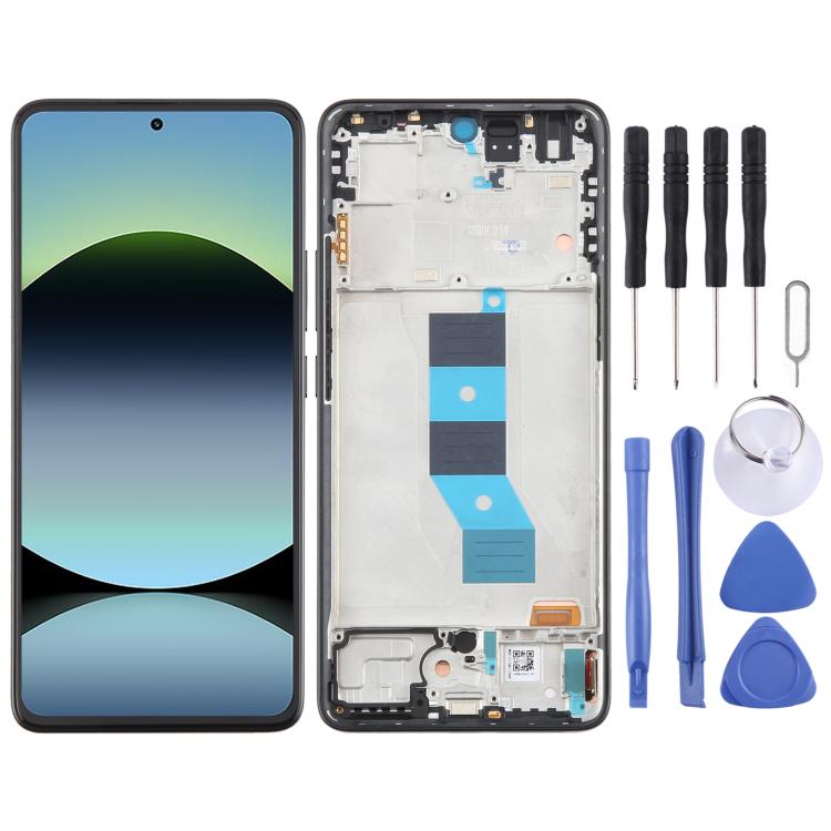 For Xiaomi Redmi Note 14 5G India AMOLED Original LCD Screen Digitizer Full Assembly with Frame, For Xiaomi Redmi Note 14 5G(Original), For Xiaomi Redmi Note 14 5G India(Original)