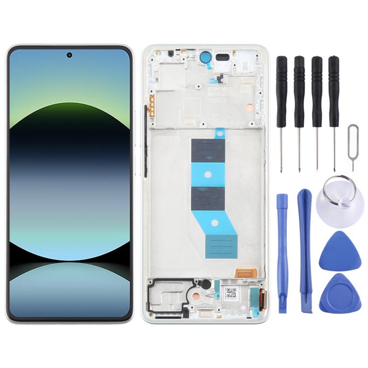 For Xiaomi Redmi Note 14 5G India AMOLED Original LCD Screen Digitizer Full Assembly with Frame, For Xiaomi Redmi Note 14 5G(Original), For Xiaomi Redmi Note 14 5G India(Original)