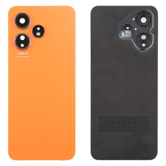 For Boost Celero 5G 2024 Glass Battery Back Cover, For Boost Celero 5G 2024 (Orange)