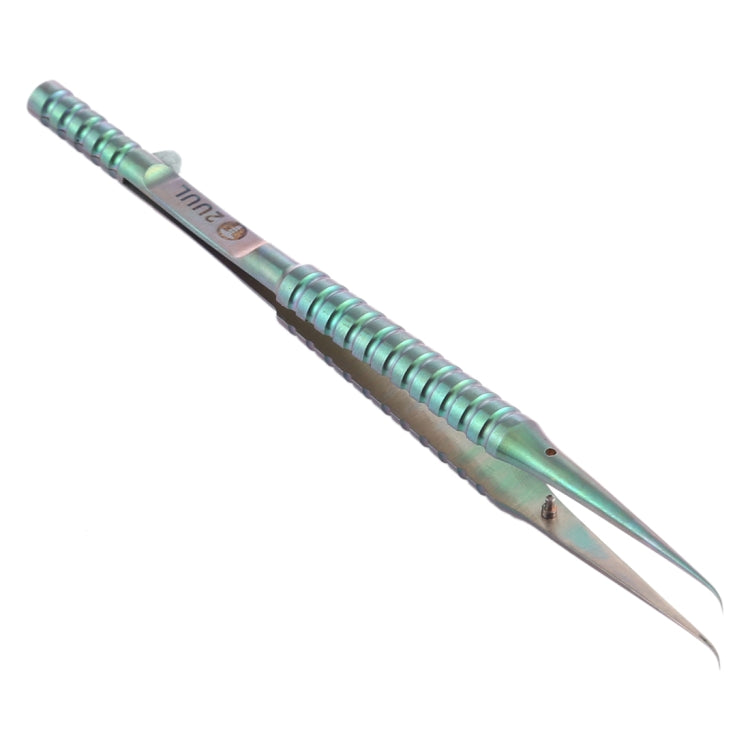 2UUL Ti02  Titanium Alloy Curved Tweezers, 2UUL Ti02