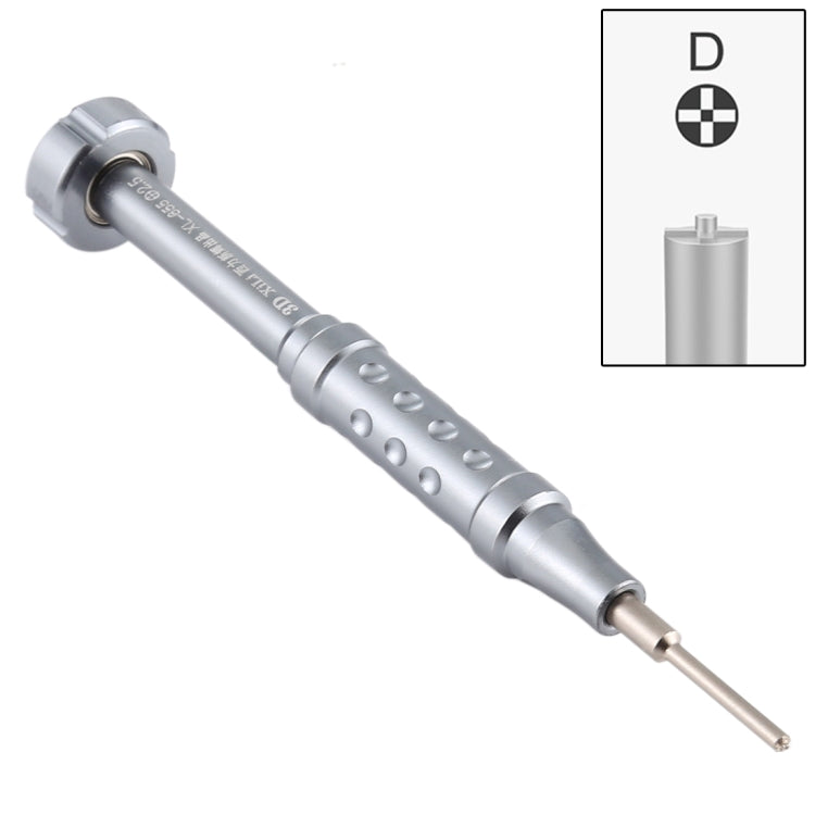 XL-655 3D Non-slip Hollow Cross Tip Middle Bezel 2.5 Screwdriver, XL-655 Middle Bezel 2.5